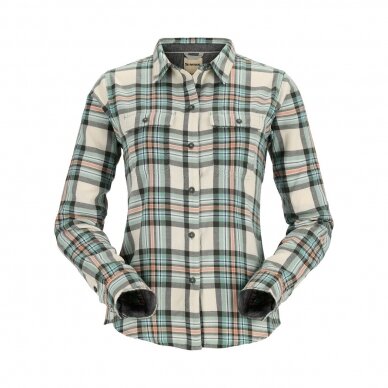 Marškiniai flaneliniai Simms moterims Santee Flannel Shirt 7