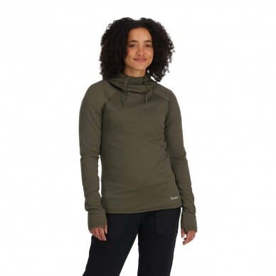 Bliuzonas Moterims Heavyweight Baselayer Hoody su kapišonu Simms 14