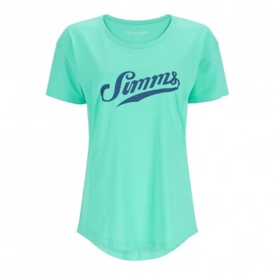 Marškinėliai moterims Simms Script 2023 4