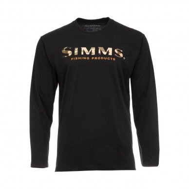 Marškinėliai Simms logo ilgom rankovėm naujos 2024 metų spalvos 10