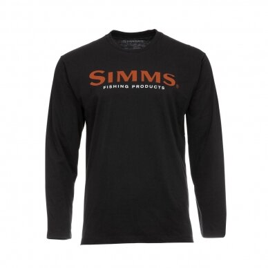 Marškinėliai Simms logo ilgom rankovėm 19 Marškinėliai Simms logo ilgom rankovėm 19