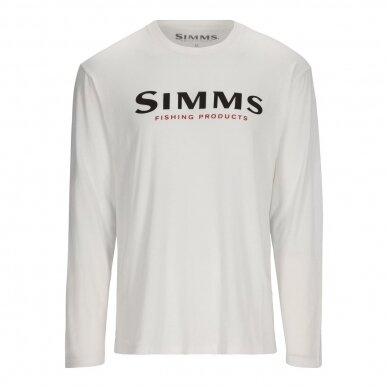 Marškinėliai Simms logo ilgom rankovėm 13