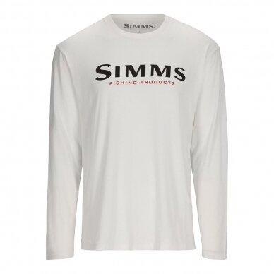 Marškinėliai Simms logo ilgom rankovėm naujos 2024 metų spalvos 12