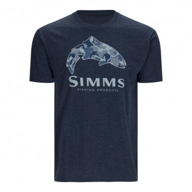 Trout Regiment camo fill T-Shirt Simms 2024 5