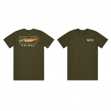 Футболка Primal Artist Tee Brown Trout  13