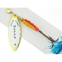 Spinner Mepps Aglia Long rainbow/redbow made in France 22