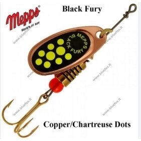 Блесна Mepps Black fury made in France 39 Блесна Mepps Black fury made in France 39