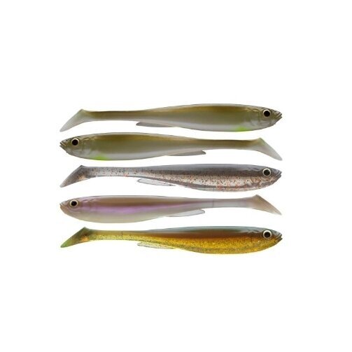 Наборы риперов Daiwa Prorex slim shads 7.5 и 10cm UV 5