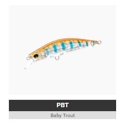 Plug wobler Yo-zuri 3DRX® flat minnow sinking R1541/1543 12