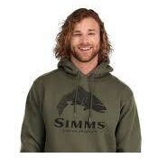 Wood Trout Fill Hoody Simms close-out