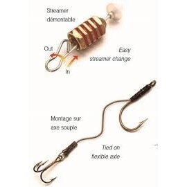 Blizgė Mepps Aglia TW streamer made in France 2 Blizgė Mepps Aglia TW streamer made in France 2