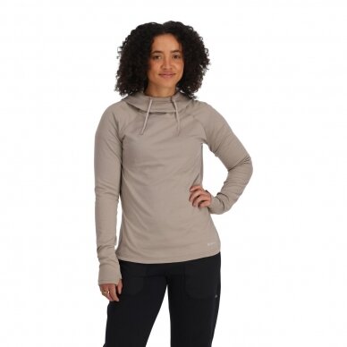 Bliuzonas Moterims Heavyweight Baselayer Hoody su kapišonu Simms Bliuzonas Moterims Heavyweight Baselayer Hoody su kapišonu Simms