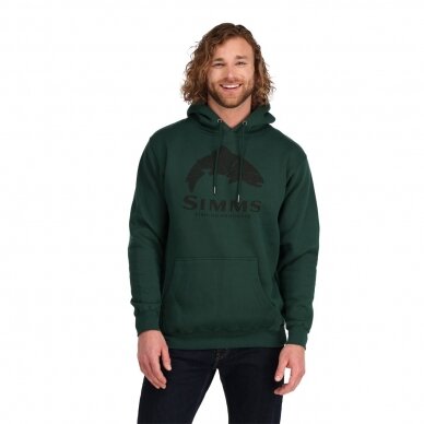 Wood Trout Fill Hoody Simms close-out 1