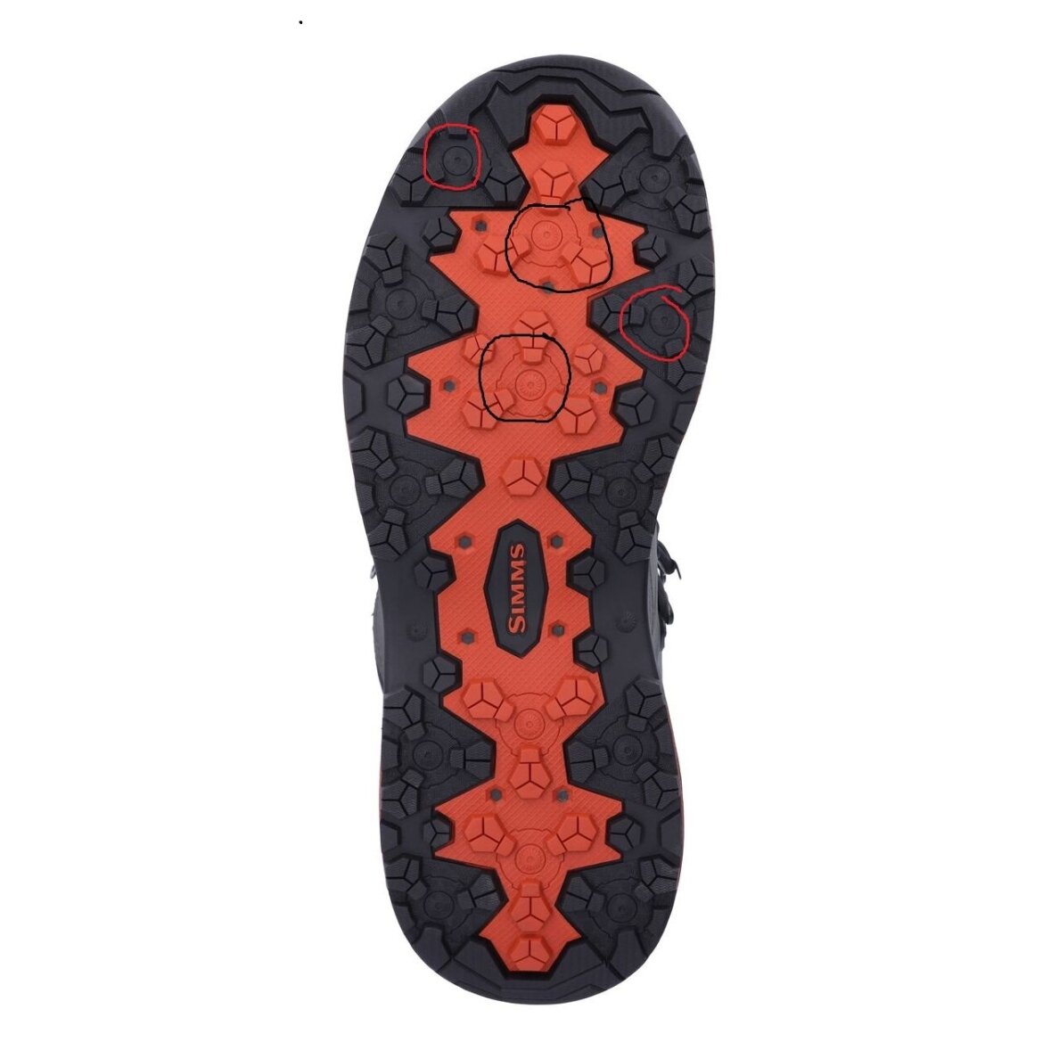 Bridbačiai Freestone wading boots gunmetal Simms 5 Bridbačiai Freestone wading boots gunmetal Simms 5
