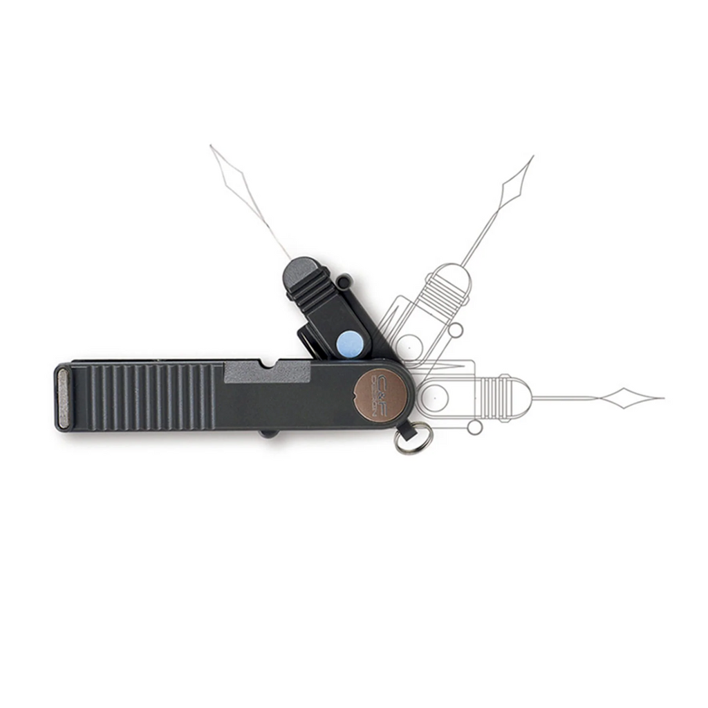Įnagis padedantis pririšti muselę 3-in-1 Clipper (CFA-43) C&F design made in Japan Įnagis padedantis pririšti muselę 3-in-1 Clipper (CFA-43) C&F design made in Japan