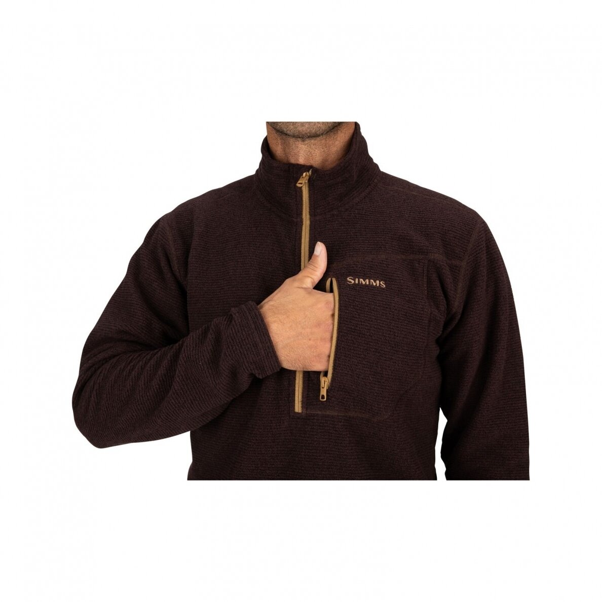 Džemperis megztinis Rivershed quarter zip Simms išpardavimas 5 Džemperis megztinis Rivershed quarter zip Simms išpardavimas 5