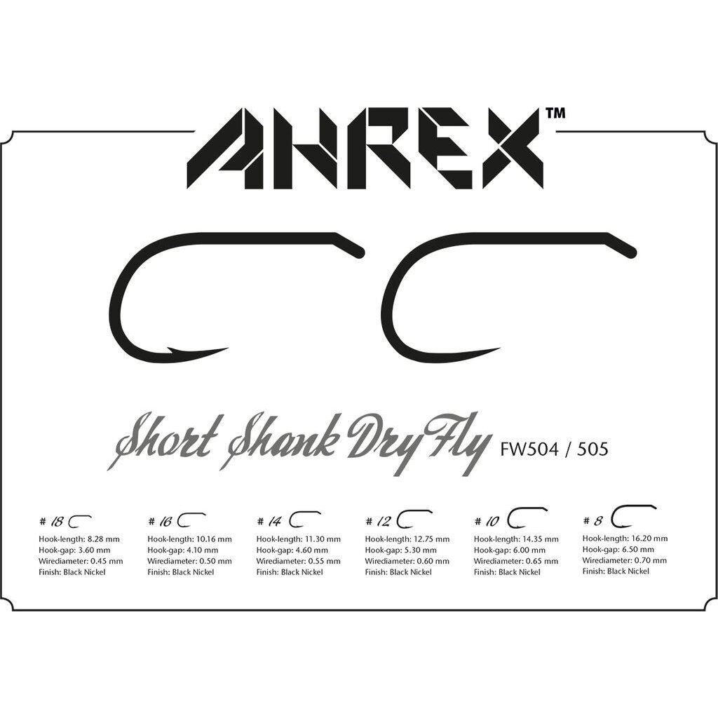 Hooks Ahrex FW505 Short Shank Dry Barbless 24pcs 2025 3 Hooks Ahrex FW505 Short Shank Dry Barbless 24pcs 2025 3