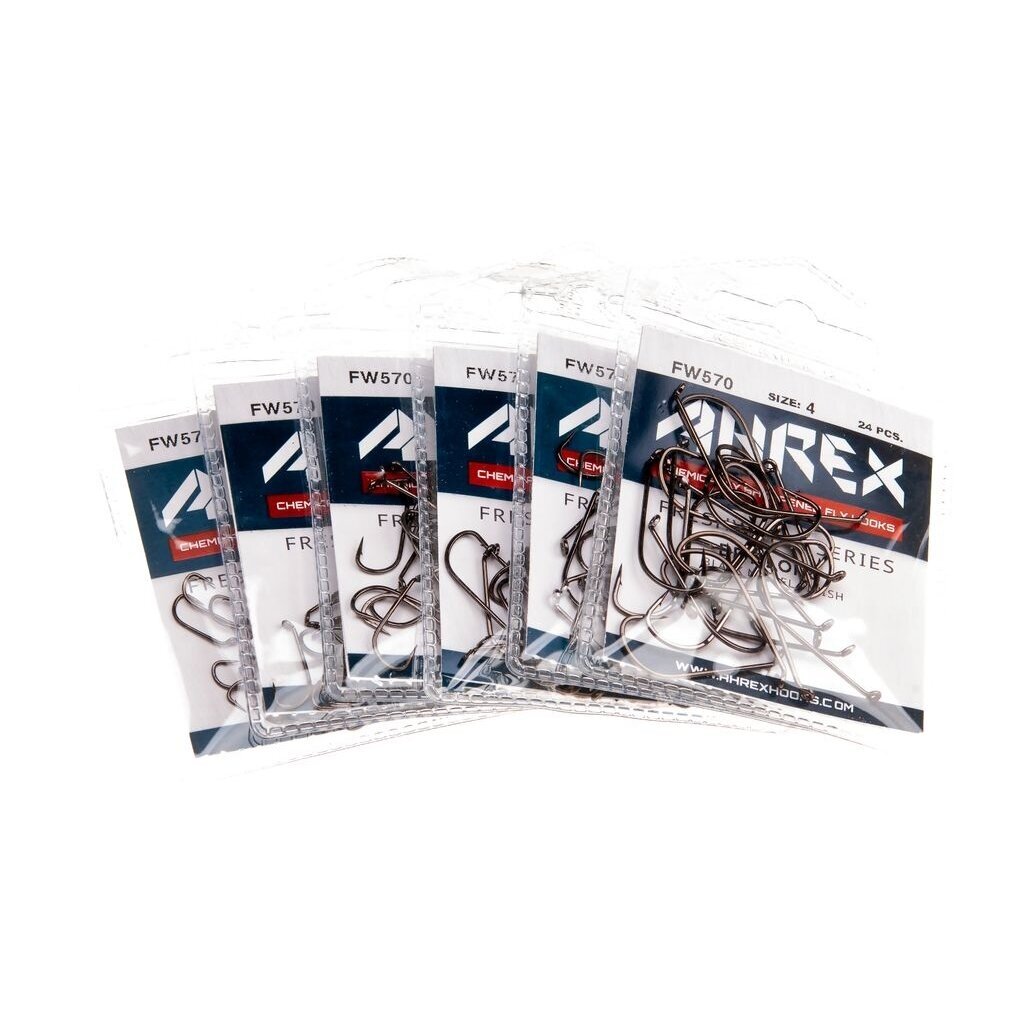 Hooks Ahrex FW570 Dry Long Barbed 24pcs 2025 3 Hooks Ahrex FW570 Dry Long Barbed 24pcs 2025 3