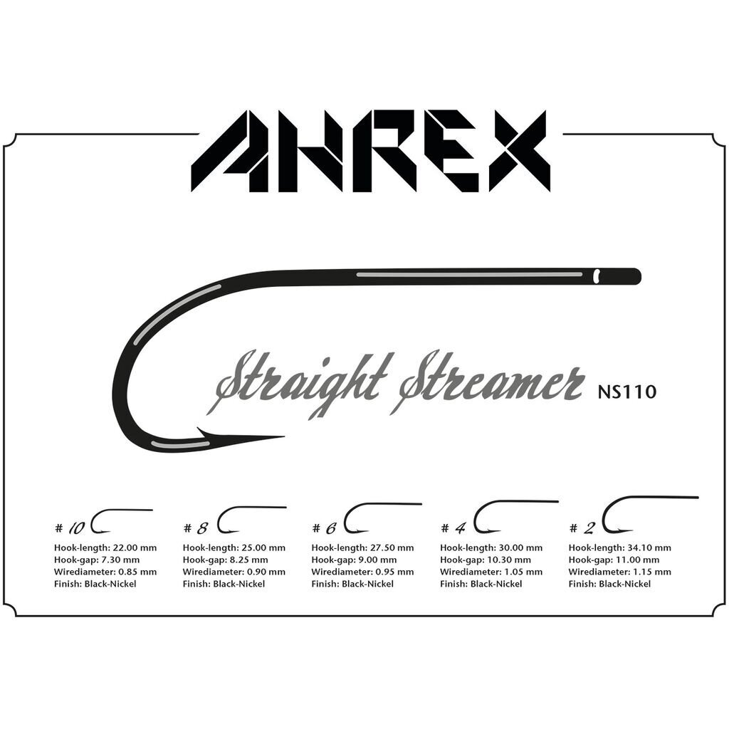 Ahrex Крючки NS110 Streamer 18шт 2025 2 Ahrex Крючки NS110 Streamer 18шт 2025 2