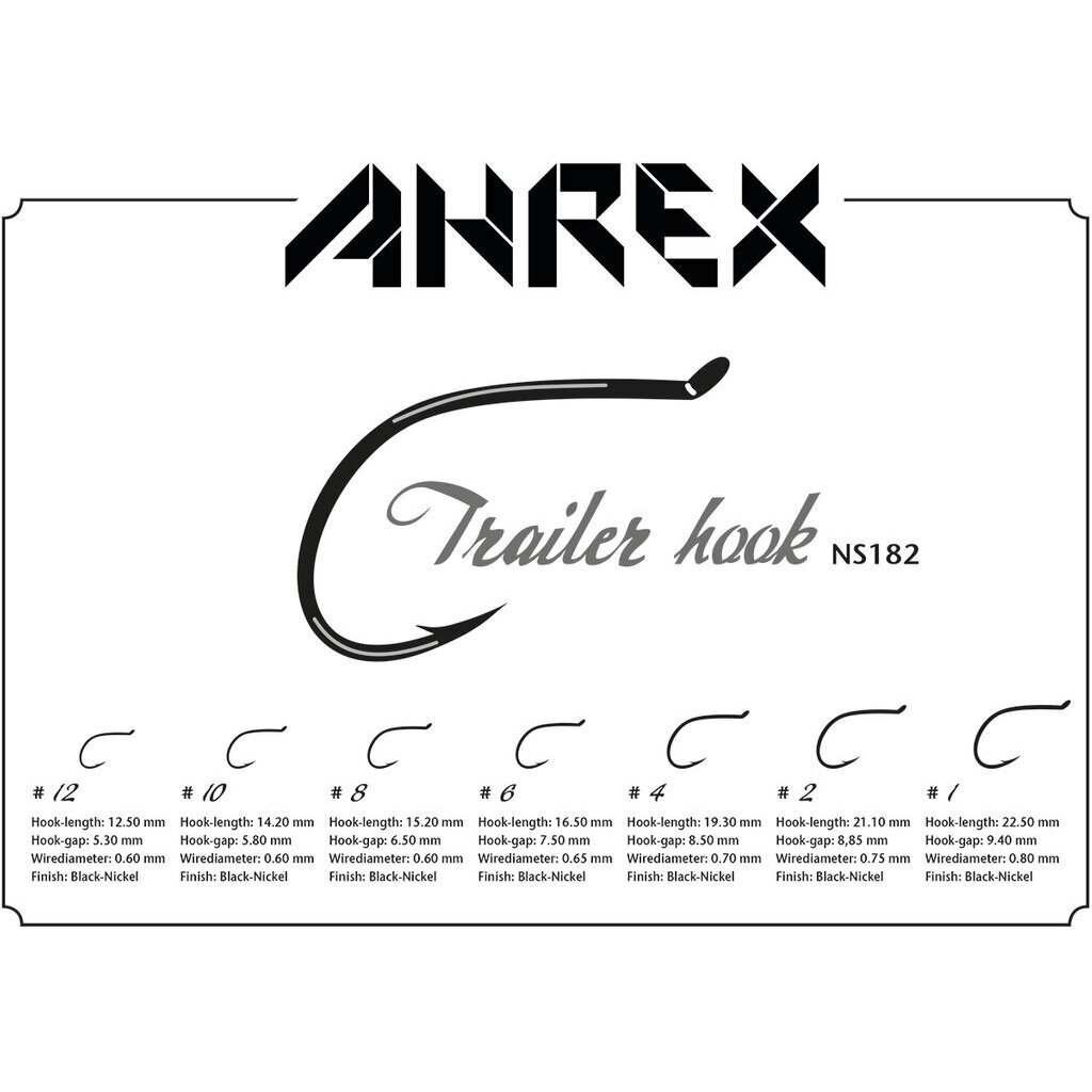 Ahrex Крючки NS182 Trailer Hook 18шт 2025 2 Ahrex Крючки NS182 Trailer Hook 18шт 2025 2