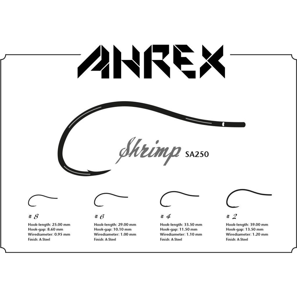 Kabliukai Ahrex SA250 Shrimp 2025 Kabliukai Ahrex SA250 Shrimp 2025