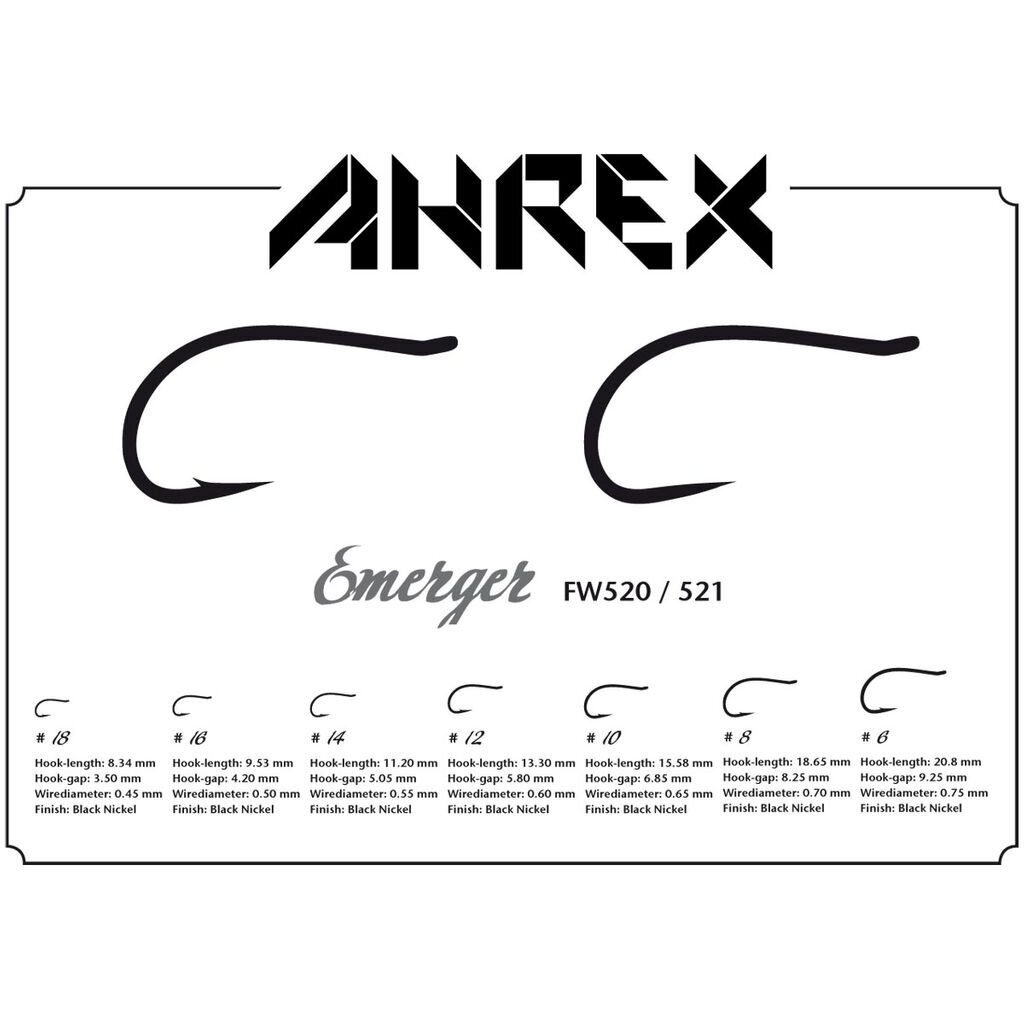 Emerger Hook Barbless Ahrex 24pcs. 2024 2 Emerger Hook Barbless Ahrex 24pcs. 2024 2
