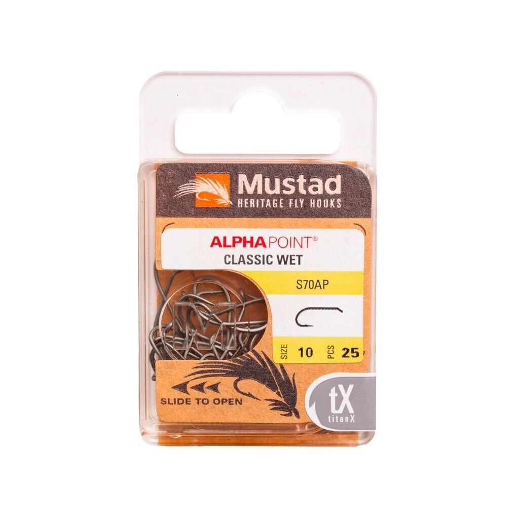 Kabliukai Heritage S70 Nymph Mustad 25vnt. 1 Kabliukai Heritage S70 Nymph Mustad 25vnt. 1