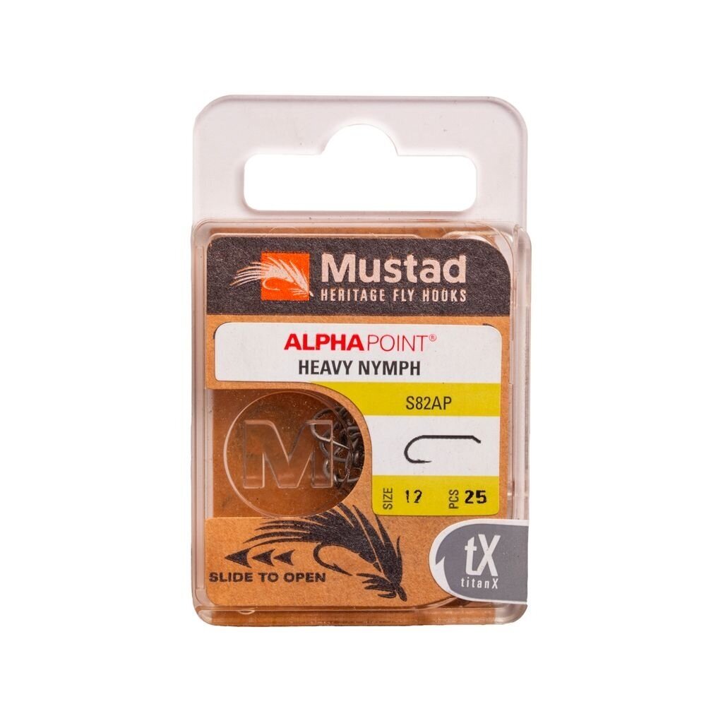 Крючки Heritage S82 Nymph Mustad 25 штук 2