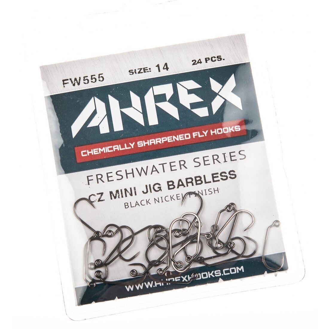 Kabliukai FW555 CZ Mini Jig Barbless be užkarpėlės Ahrex 24vnt. 2024 1 Kabliukai FW555 CZ Mini Jig Barbless be užkarpėlės Ahrex 24vnt. 2024 1