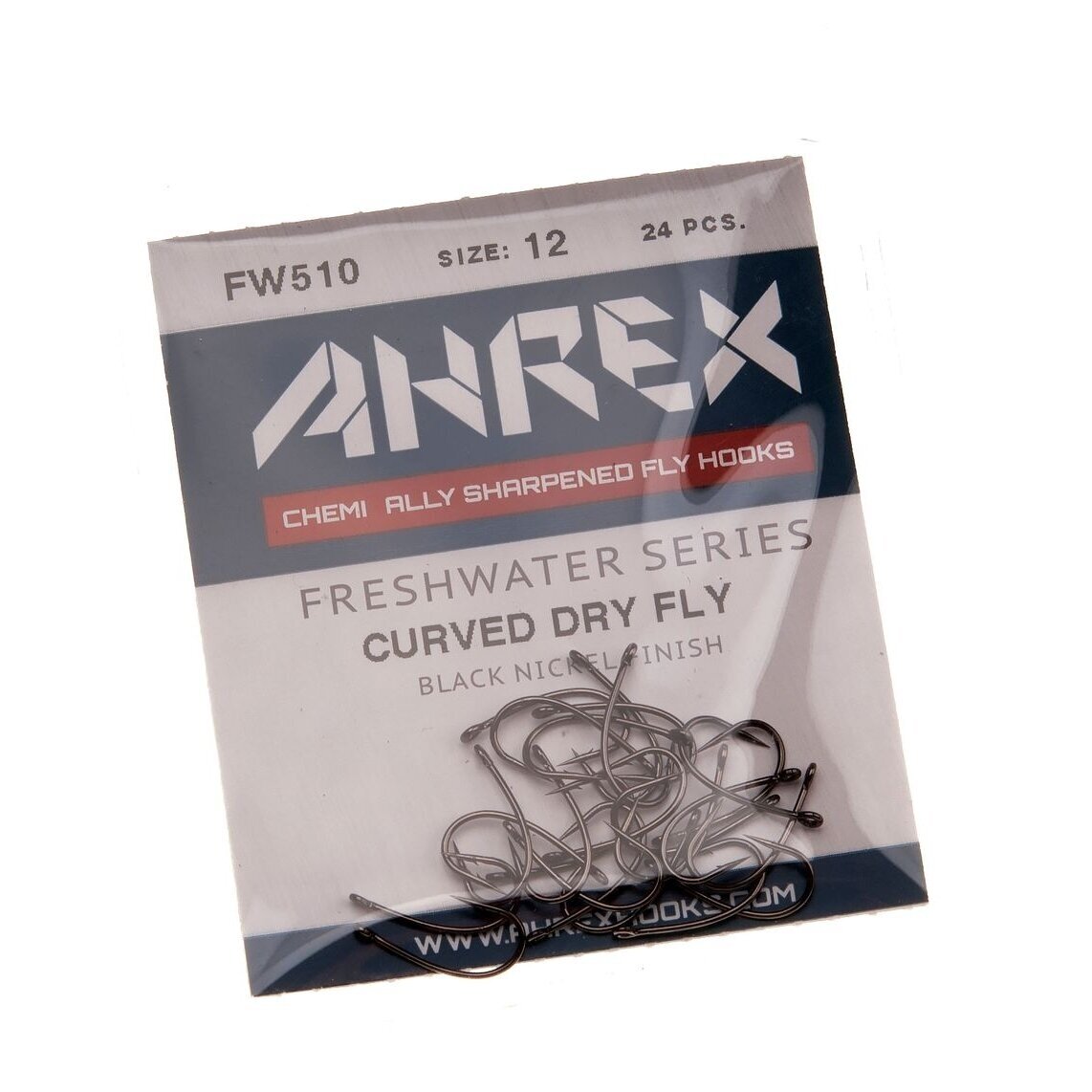 Ahrex Крючки FW510 Dry curved Barbed 24 штуки 2024 2 Ahrex Крючки FW510 Dry curved Barbed 24 штуки 2024 2