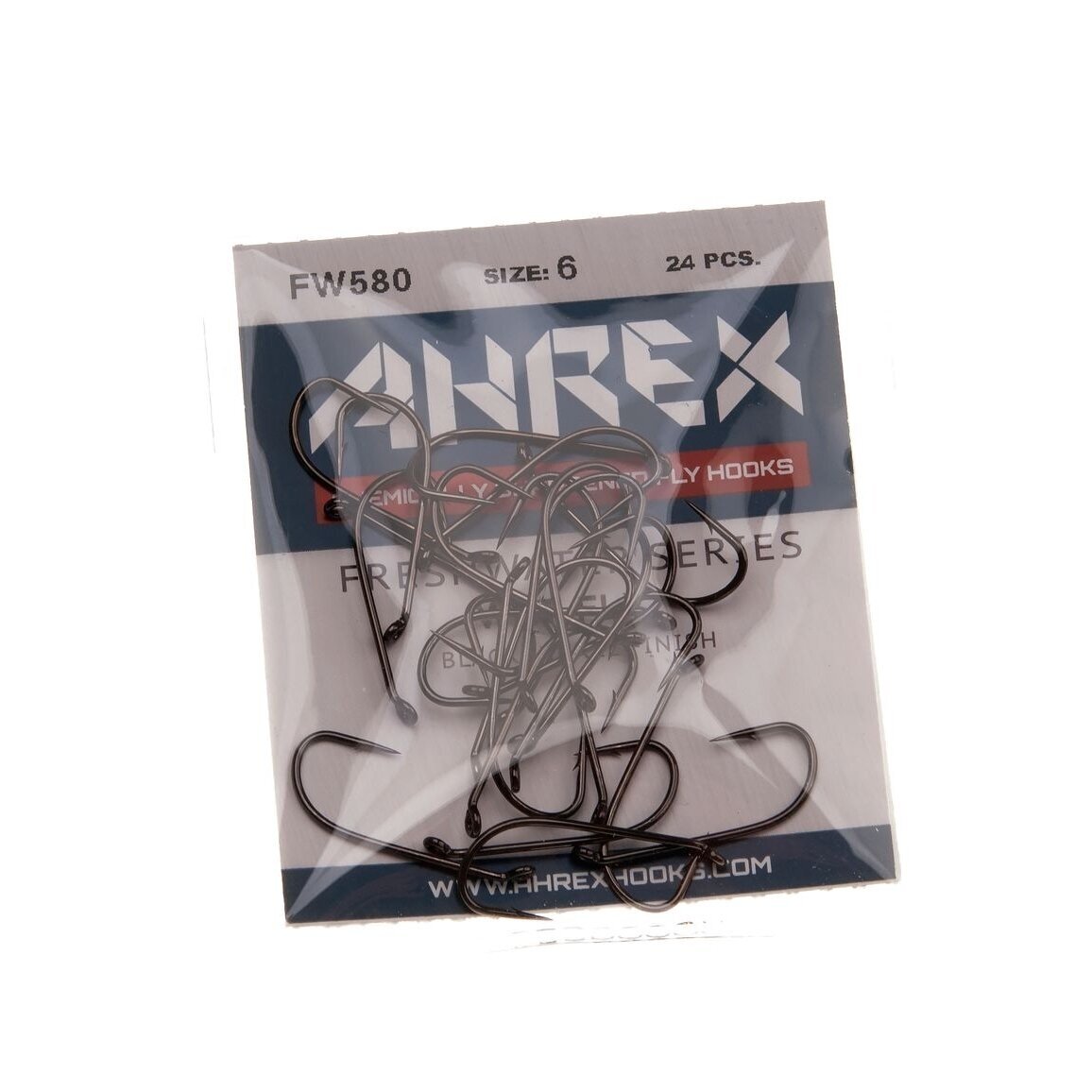 Kabliukai Ahrex FW580 Wet Fly Hook Barbed 24vnt 2025 1