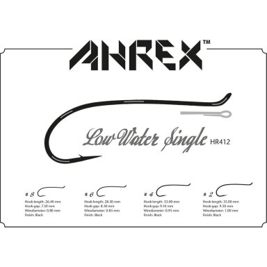 Kabliukai Ahrex HR412 Lowwater Single 8vnt 2025 Kabliukai Ahrex HR412 Lowwater Single 8vnt 2025