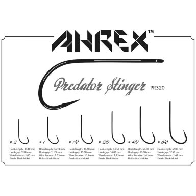 Kabliukai Ahrex PR320 Predator Stinger 2025 Kabliukai Ahrex PR320 Predator Stinger 2025