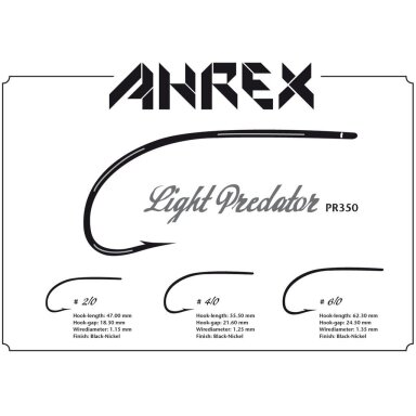 Ahrex Крючки PR350 Light Predator Barbed 8шт 2025 Ahrex Крючки PR350 Light Predator Barbed 8шт 2025