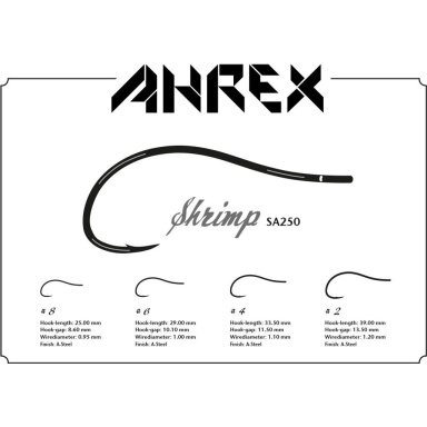 Kabliukai Ahrex SA250 Shrimp 2025