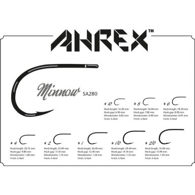 Ahrex Крючки SA280 Minnow 2025 Ahrex Крючки SA280 Minnow 2025