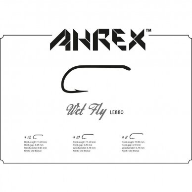 Ahrex Крючки LE880-Legacy Wet Fly 24шт 2025 2 Ahrex Крючки LE880-Legacy Wet Fly 24шт 2025 2