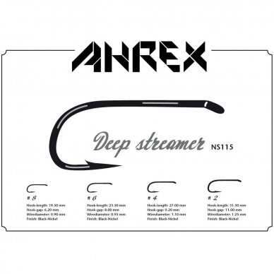 Kabliukai Ahrex NS115 Deep Streamer 18vnt 2025 2 Kabliukai Ahrex NS115 Deep Streamer 18vnt 2025 2