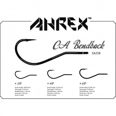 Ahrex Крючки SA258 CA Bendback 7шт 2025 2