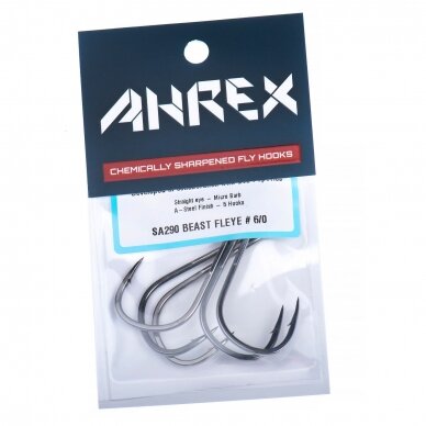 Ahrex Крючки SA290 Beast Fleye Hook 6шт 2025 1 Ahrex Крючки SA290 Beast Fleye Hook 6шт 2025 1