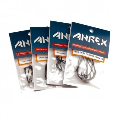 Hooks Ahrex TP615 Trout Predator Long 2025 3 Hooks Ahrex TP615 Trout Predator Long 2025 3
