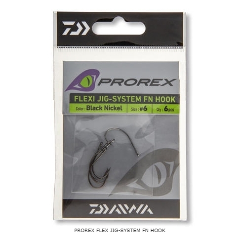 Крючки для чебурашки Prorex Flexi-JIG system FN hook Daiwa 1