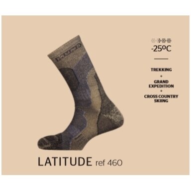 Warm socks Mund Latitude Primaloft® 460 made in Spain -25C
