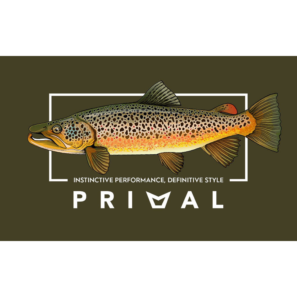 Футболка Primal Artist Tee Brown Trout 3 Футболка Primal Artist Tee Brown Trout 3