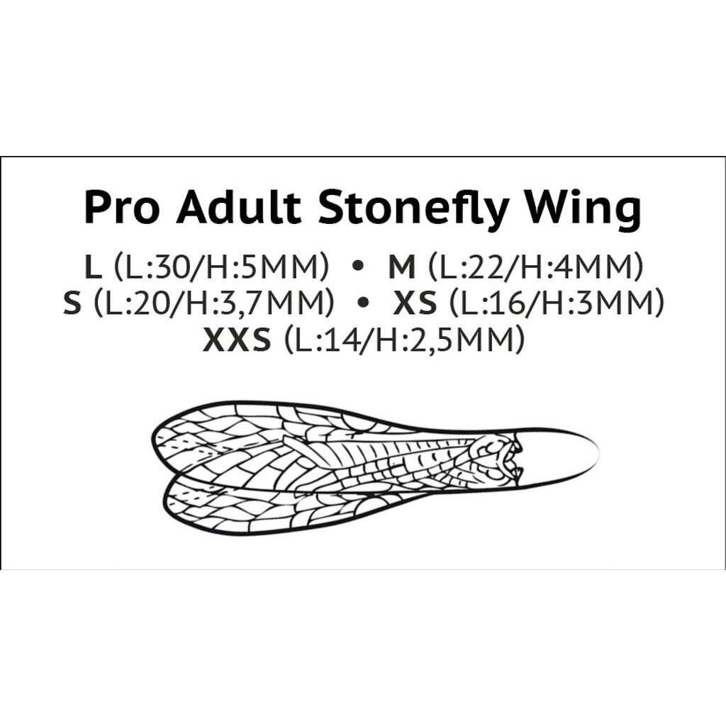 Masalo Sparnų Imitacija Pro Adult Stonefly Wings Pro Sportfisher 1 Masalo Sparnų Imitacija Pro Adult Stonefly Wings Pro Sportfisher 1