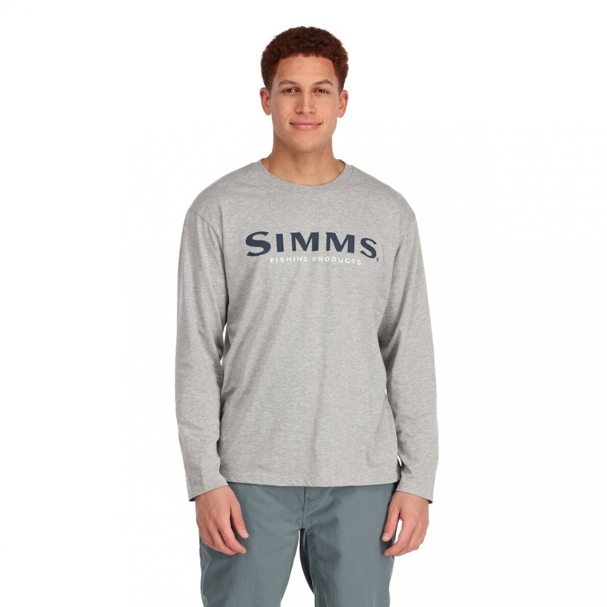 Marškinėliai Simms logo ilgom rankovėm 4 Marškinėliai Simms logo ilgom rankovėm 4