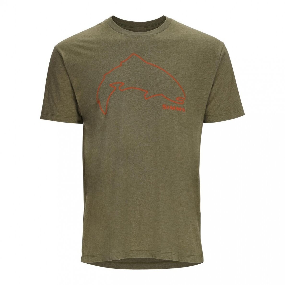 T-shirt Trout Outline Simms 3 T-shirt Trout Outline Simms 3