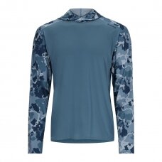 Marškinėliai Bugstopper® Solarflex hoody Simms su kapišonu naujos 2024 spalvos jau prekyboje