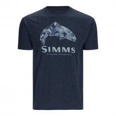Trout Regiment camo fill T-Shirt Simms 2024
