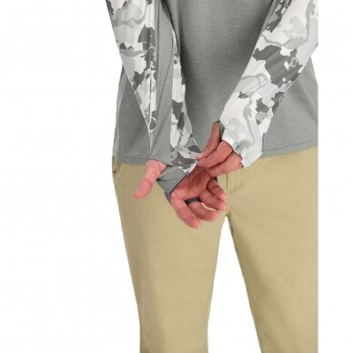 Marškinėliai Bugstopper® Solarflex hoody Simms su kapišonu 2023 4